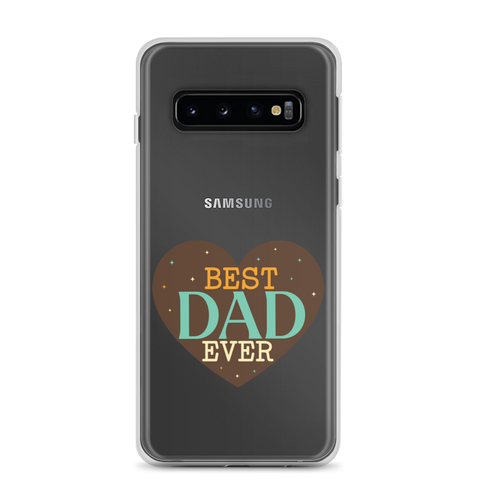 Best Dad Ever Clear Case for Samsung®