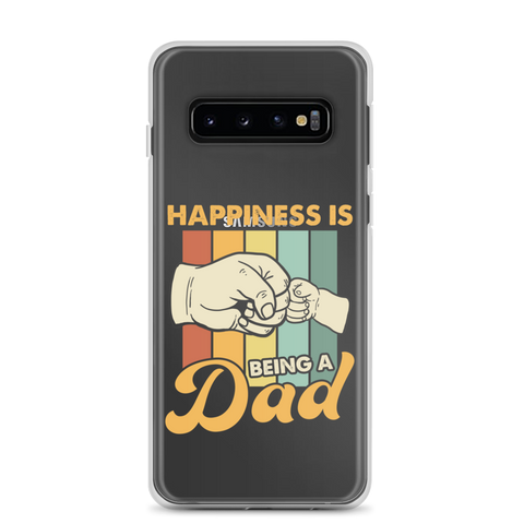 Happiness Is Being A Dad Clear Case for Samsung®