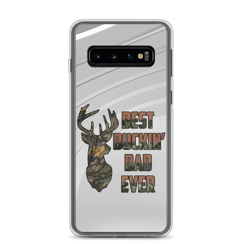 Best Buckin' Dad Ever Clear Case for Samsung®