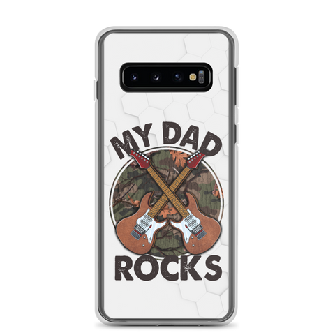 My Dad Rocks Clear Case for Samsung®