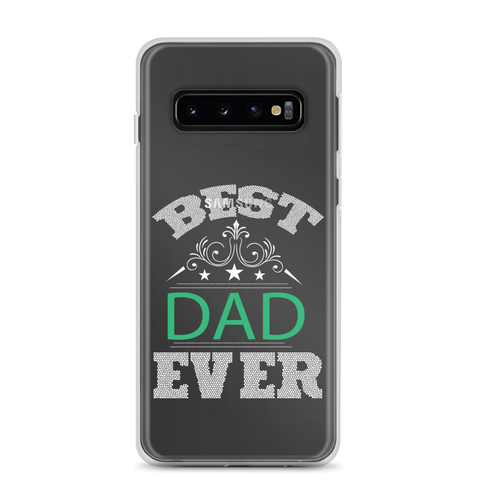 Best Dad Ever Clear Case for Samsung®