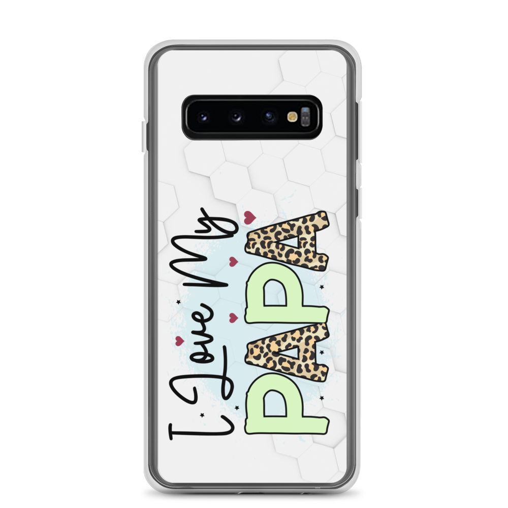 I Love My Papa Clear Case for Samsung®