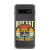 Best Cat Dad Ever Clear Case for Samsung®