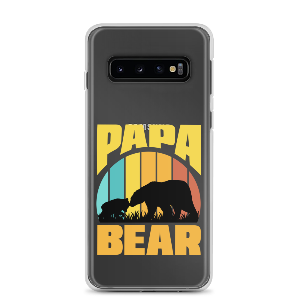 Papa Bear Clear Case for Samsung®