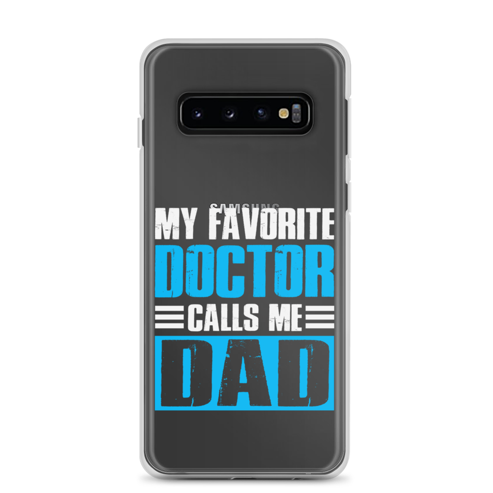 Mer Dad Don't Mess With My Mermaid Clear Case for Samsung®