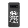 Hide Your Diamond My Kid Steals Clear Case for Samsung®