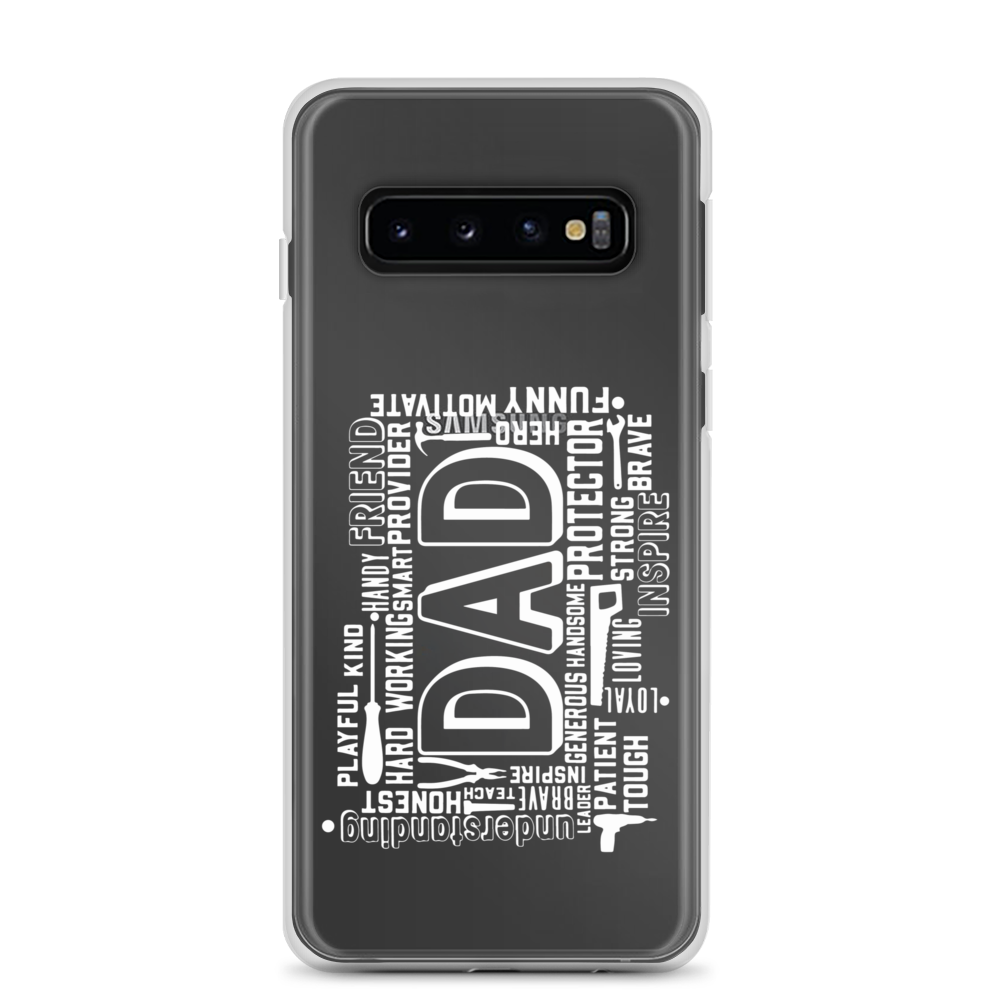 Dad Hardworking Smart Provider Friend Clear Case for Samsung®