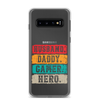 Husband, Daddy, Gamer, Hero Clear Case for Samsung®