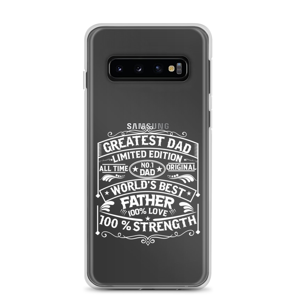 Greatest Dad Limited Edition All Time Clear Case for Samsung®