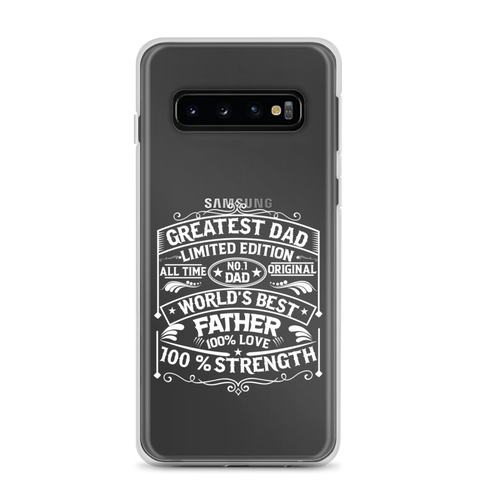 Greatest Dad Limited Edition All Time Clear Case for Samsung®