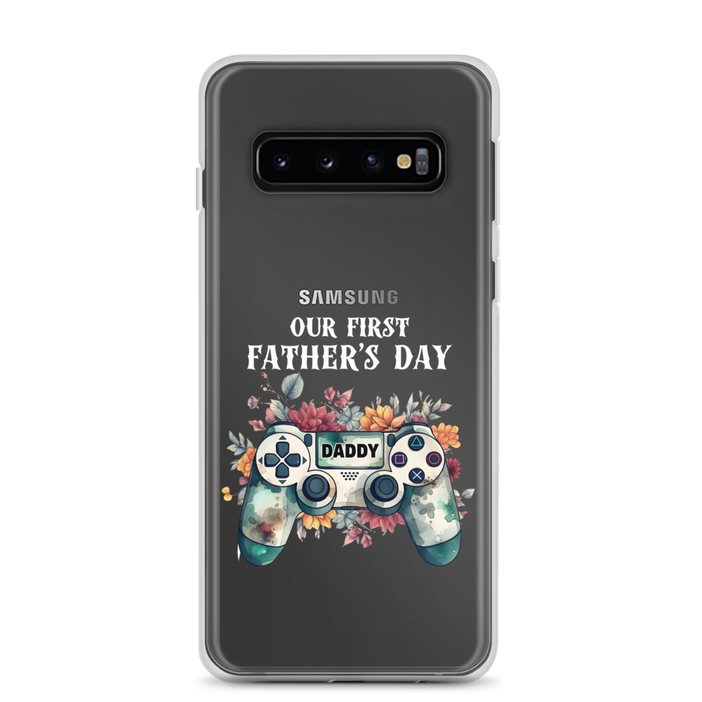 Our First Father's day Clear Case for Samsung®