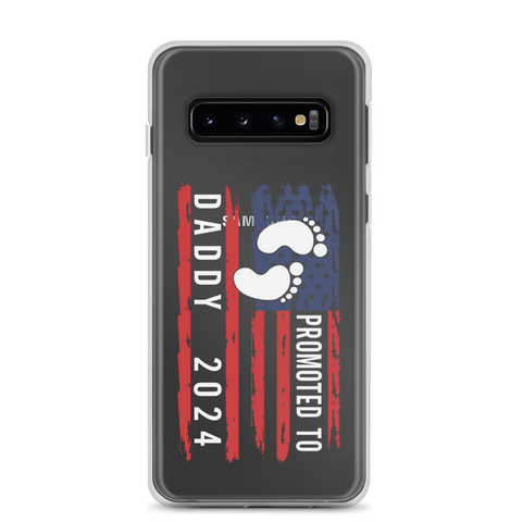 Promoted To Daddy 2024 Clear Case for Samsung®