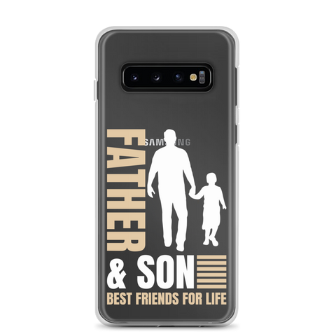 Father & Son Best Friends For Life Clear Case for Samsung®