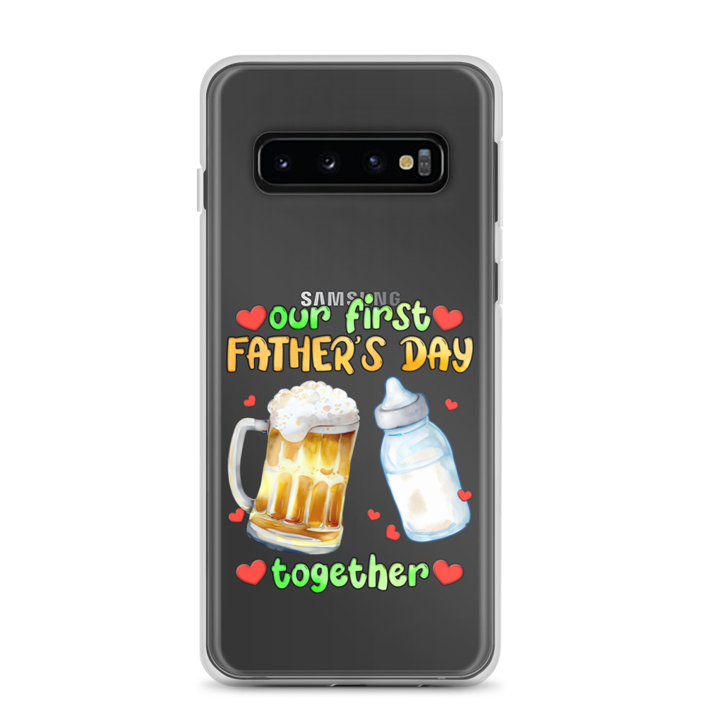 Our First Father's Day Together Clear Case for Samsung®