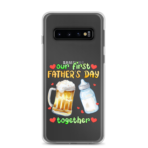 Our First Father's Day Together Clear Case for Samsung®