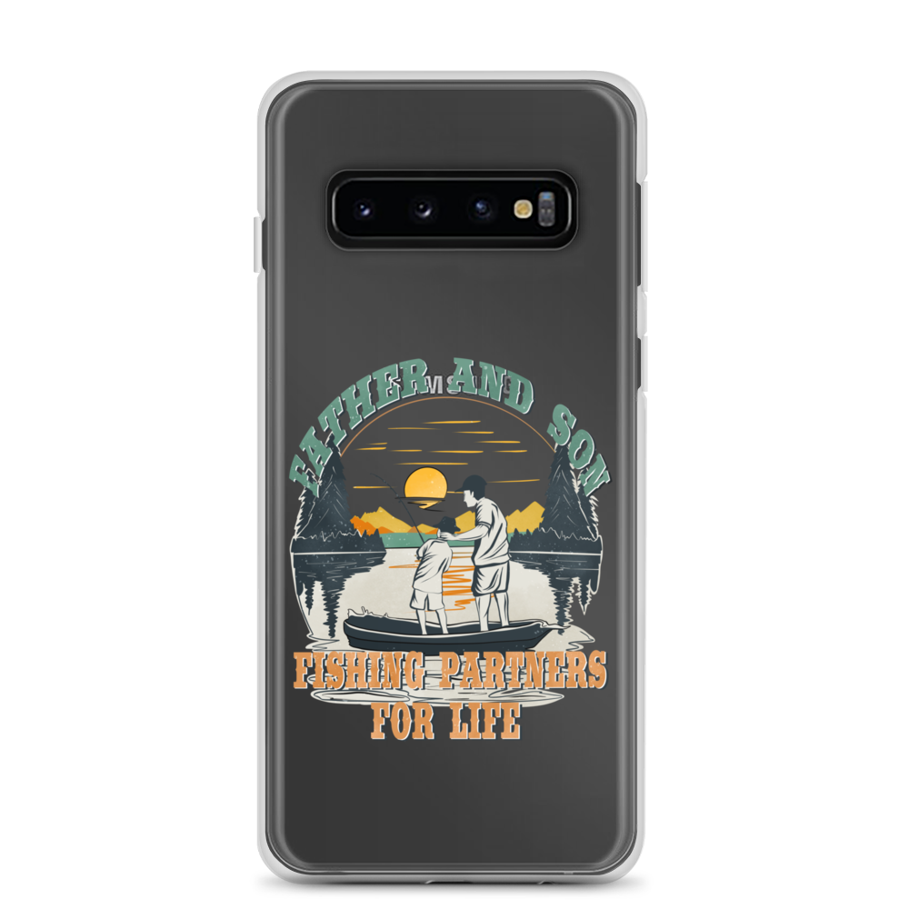 Father And Son Fishing Partners For Life Clear Case for Samsung®