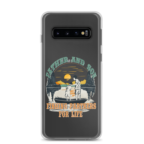 Father And Son Fishing Partners For Life Clear Case for Samsung®