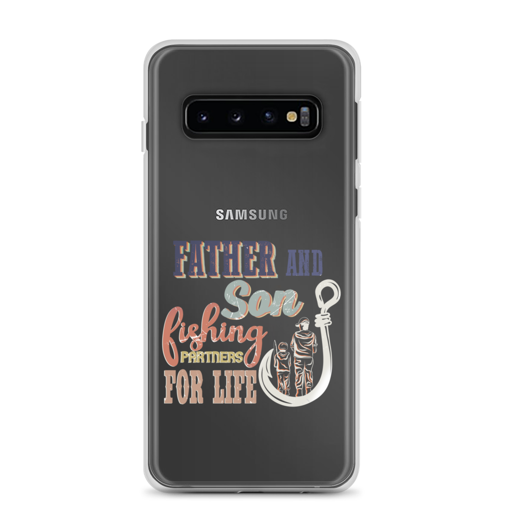 Father And Son Fishing Partners For Life Clear Case for Samsung®