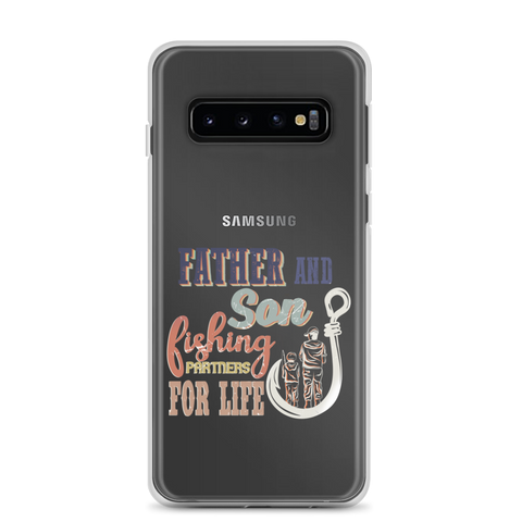 Father And Son Fishing Partners For Life Clear Case for Samsung®