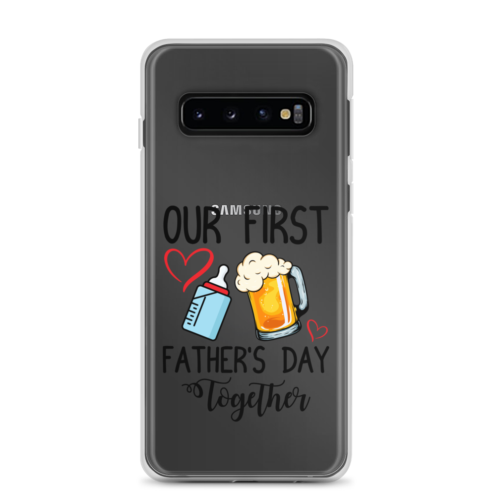 Our First Father's Day Together Clear Case for Samsung®