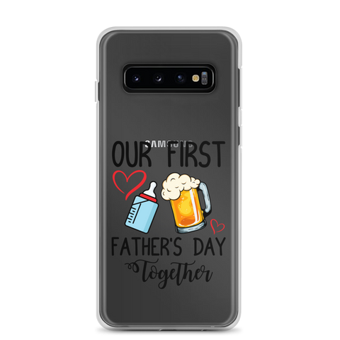 Our First Father's Day Together Clear Case for Samsung®