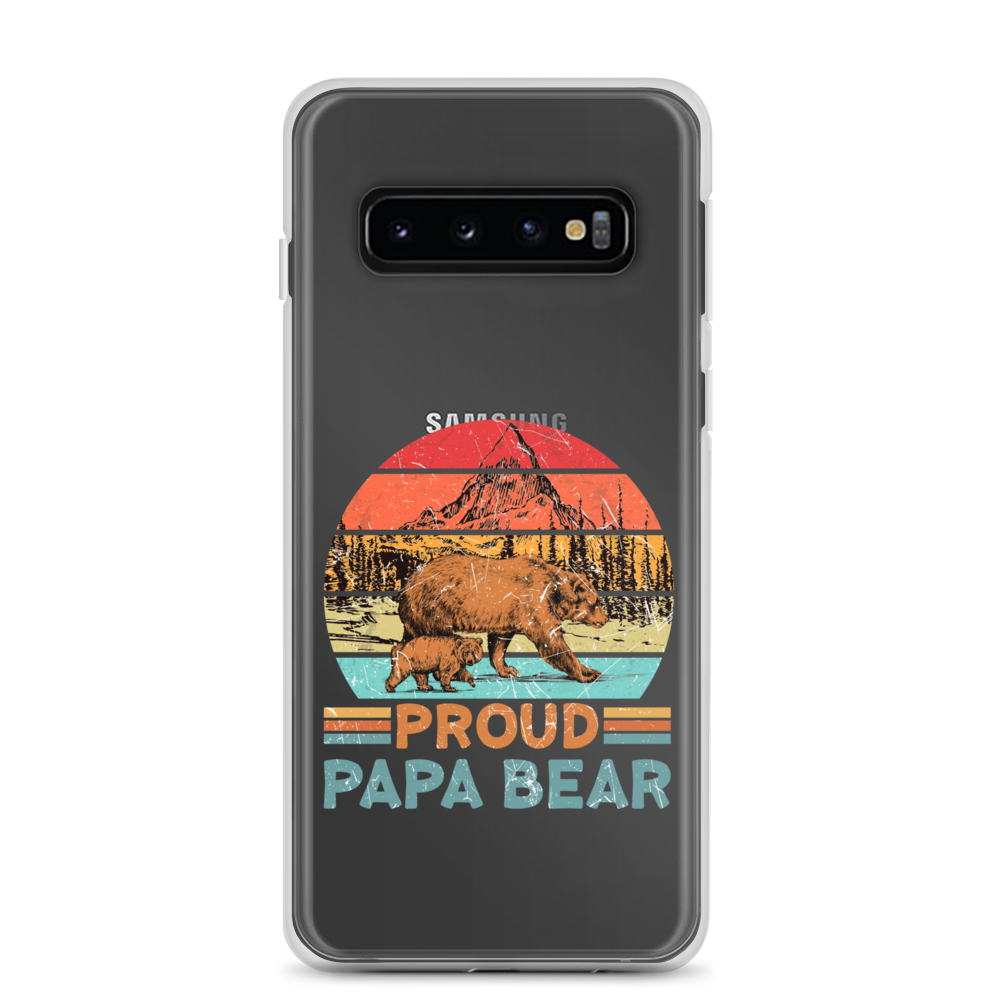 Proud Papa Bear Clear Case for Samsung®