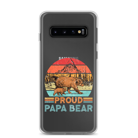 Proud Papa Bear Clear Case for Samsung®