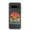 Proud Papa Bear Clear Case for Samsung®