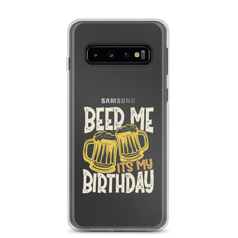 Beer Me It's My Birthday Clear Case for Samsung®