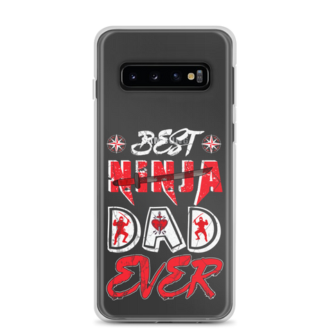 Best Ninja Dad Ever Clear Case for Samsung®