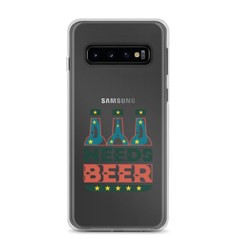 Dad Needs Beer Clear Case for Samsung®