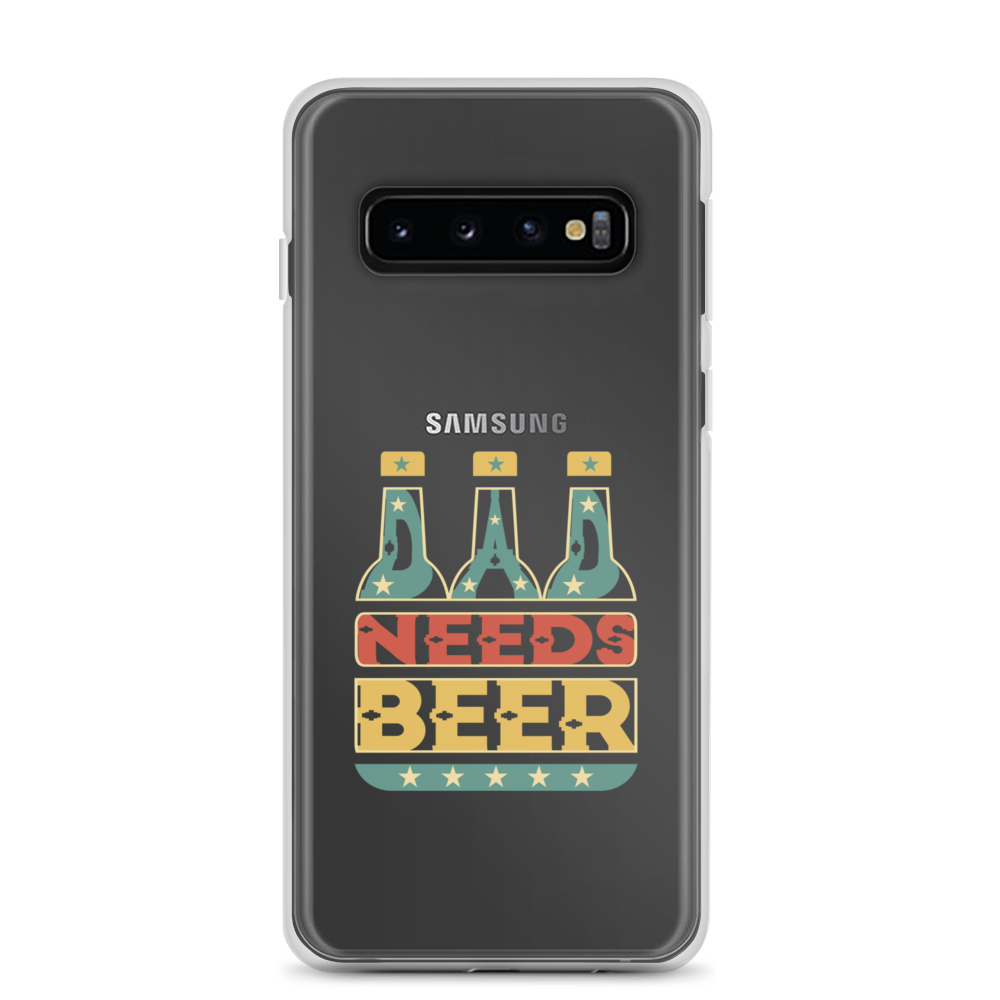 Dad Needs Beer Clear Case for Samsung®