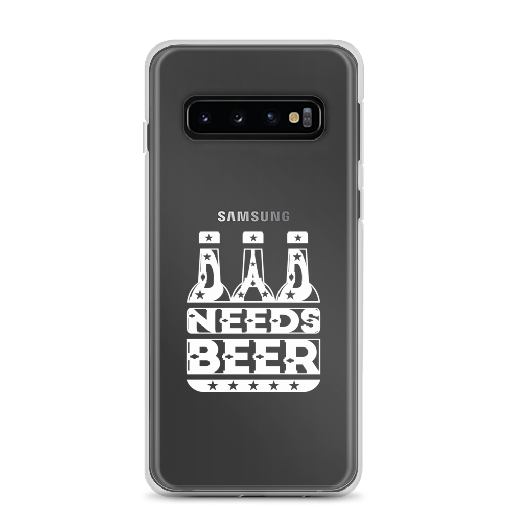 Dad Needs Beer Clear Case for Samsung®