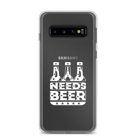 Dad Needs Beer Clear Case for Samsung®