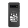 Dad Needs Beer Clear Case for Samsung®