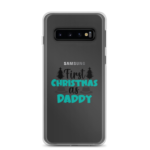 First Christmas As Daddy Clear Case for Samsung®