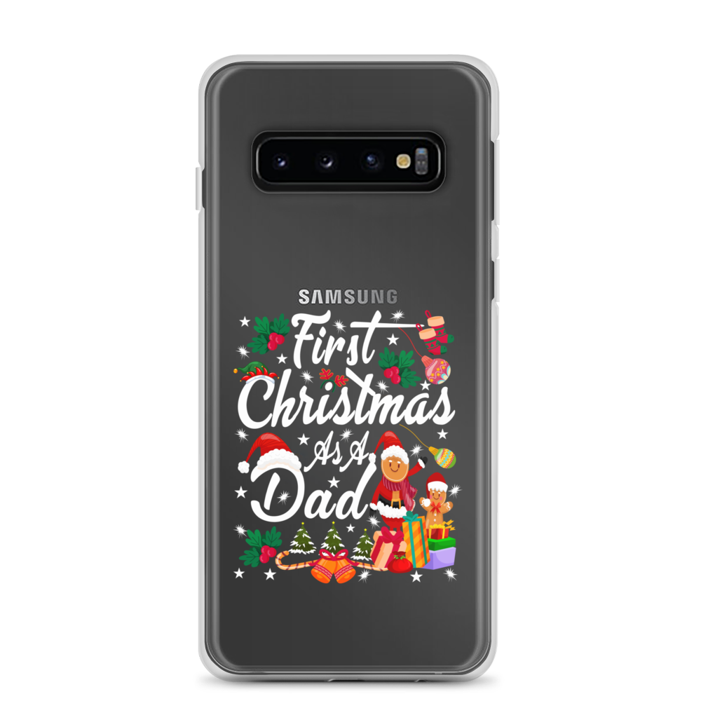 First Christmas As A Dad Clear Case for Samsung®