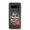 First Christmas As A Dad Clear Case for Samsung®