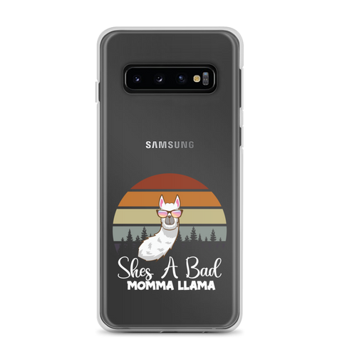 She's A Bad Momma Llama Clear Case for Samsung®