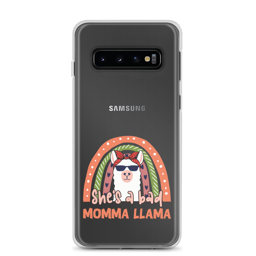 She's A Bad Momma Llama Clear Case for Samsung®