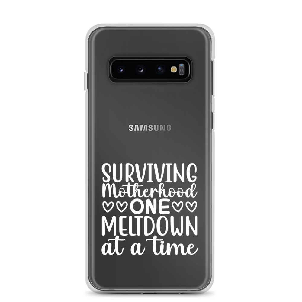 Surviving Motherhood One Meltdown At A Time Clear Case for Samsung®