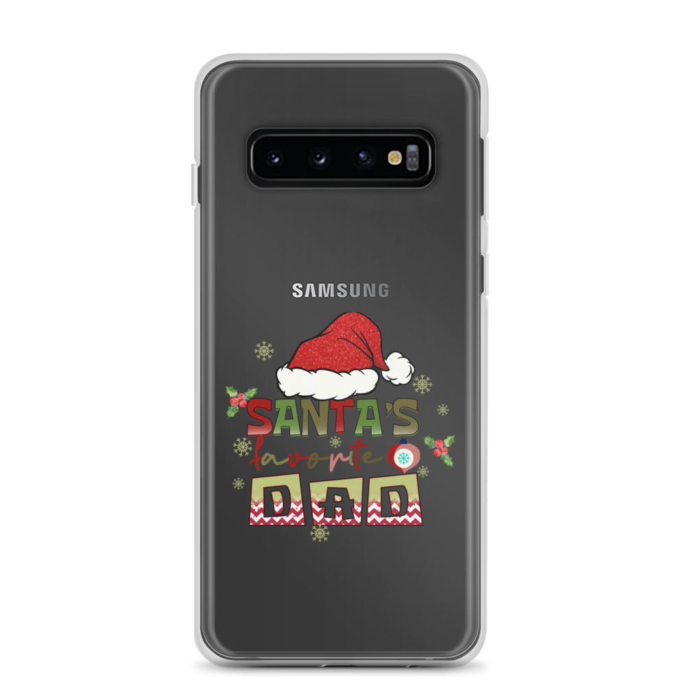 Santa's Favorite Dad Clear Case for Samsung®