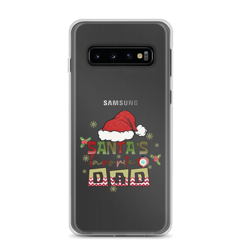 Santa's Favorite Dad Clear Case for Samsung®