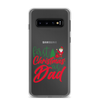 First Christmas As Dad Clear Case for Samsung®