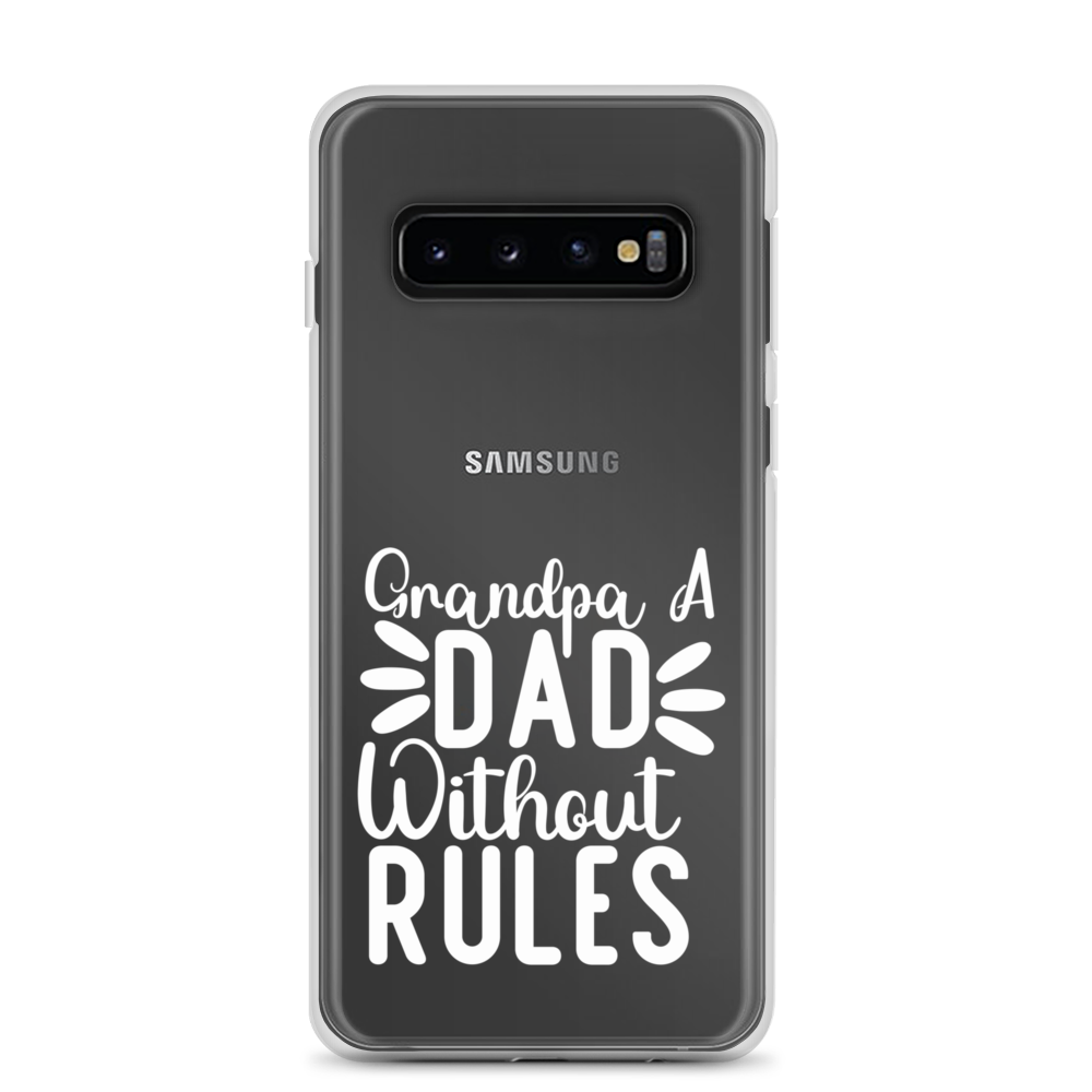 Grandpa A Dad Without Rules Clear Clear Case for Samsung®