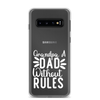 Grandpa A Dad Without Rules Clear Clear Case for Samsung®