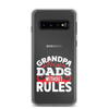 Grandpa Are Dads Without Rules Clear Case for Samsung®