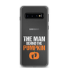 The Man Behind The Pumpkin Clear Case for Samsung®