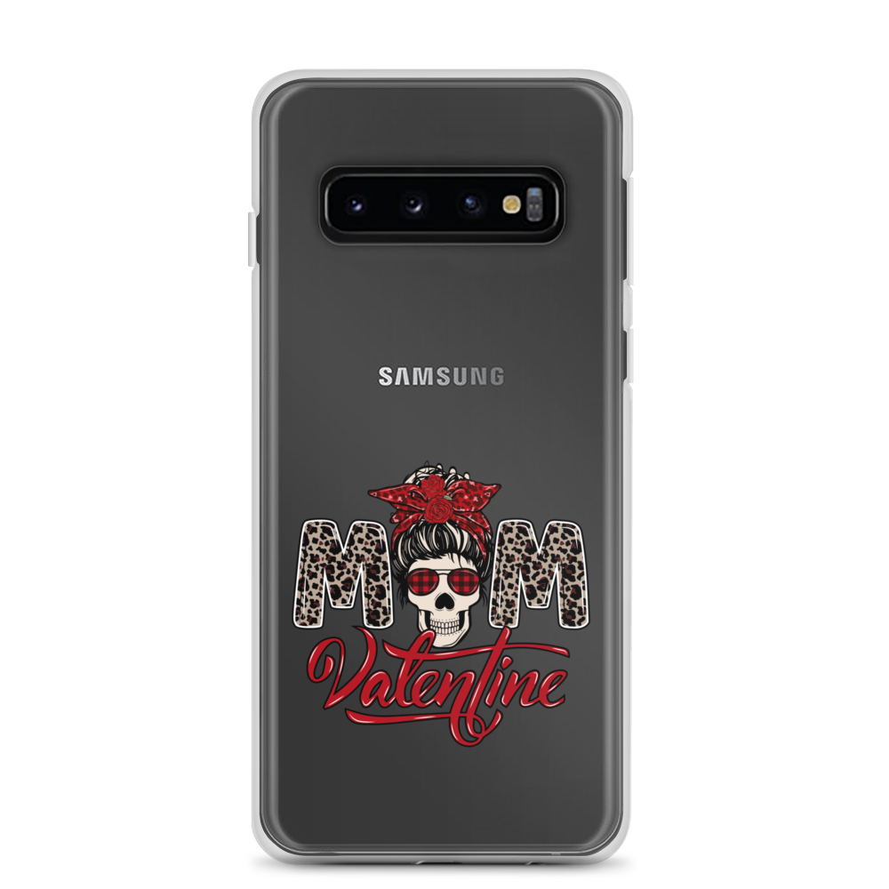 Skull Mom Valentine Clear Case for Samsung®