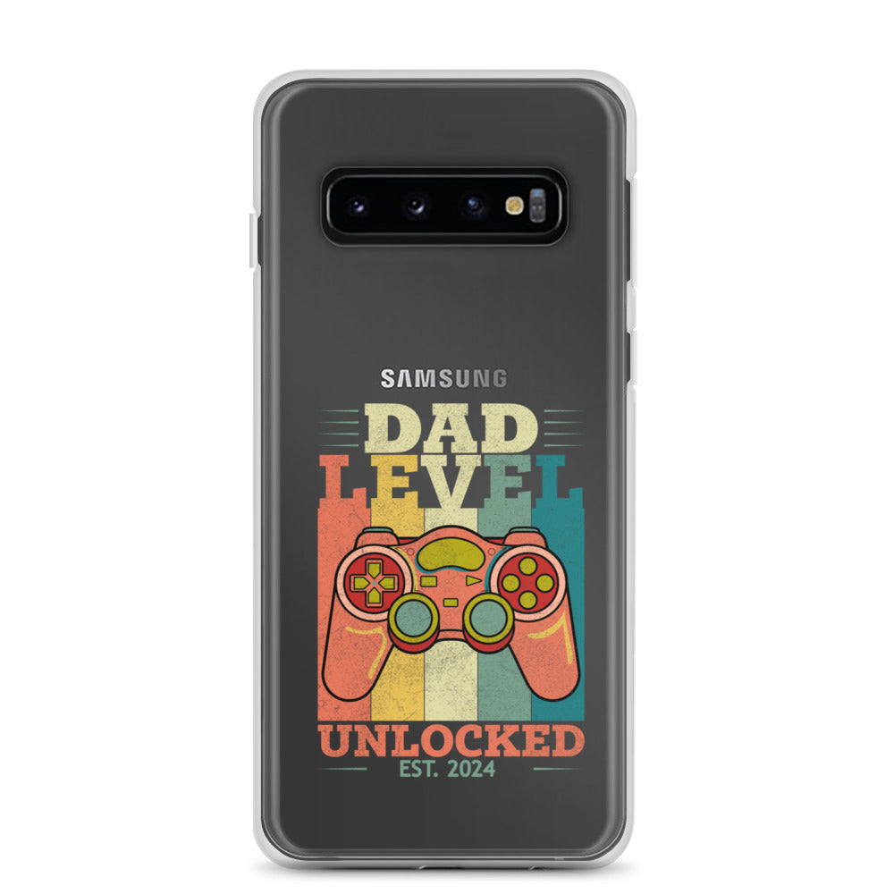 Dad Level Unlocked EST. 2024 Clear Case for Samsung®